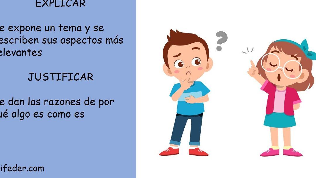 Diferencia entre explicar y justificar: Impacto en un contexto