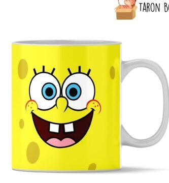 bob esponja sonriente y feliz